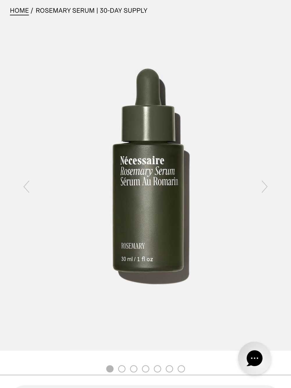 necessaire Rosemary scalp Serum NWT